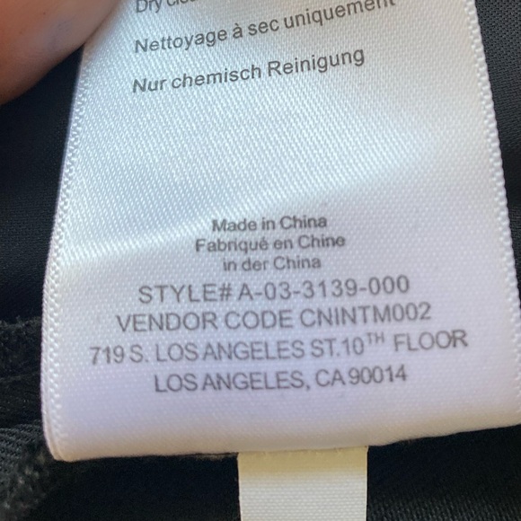 NWT Anine Bing Black Classic Wool Trouser Size 40. - Picture 15 of 16